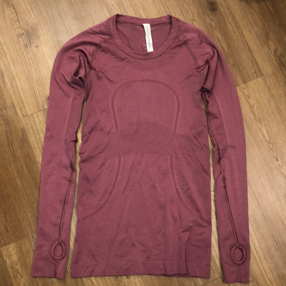 Lululemon swiftly tech long sleeve magenta
